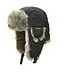 Crown Cap Taslan Aviator Hat with Faux Fur
