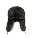 Crown Cap Faux Fur Aviator Hat with Faux Leather Closure