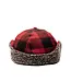 Crown Cap Wool Blend Buffalo Check Cap