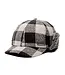 Crown Cap Wool Blend Buffalo Check Cap