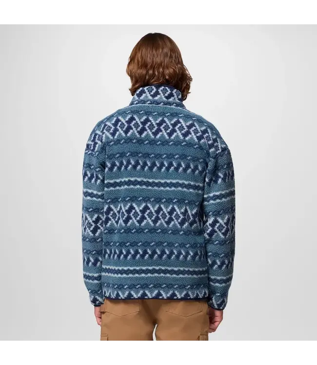 Columbia Men's Helvetia II Printed Half Snap Printed Fleece Pullover