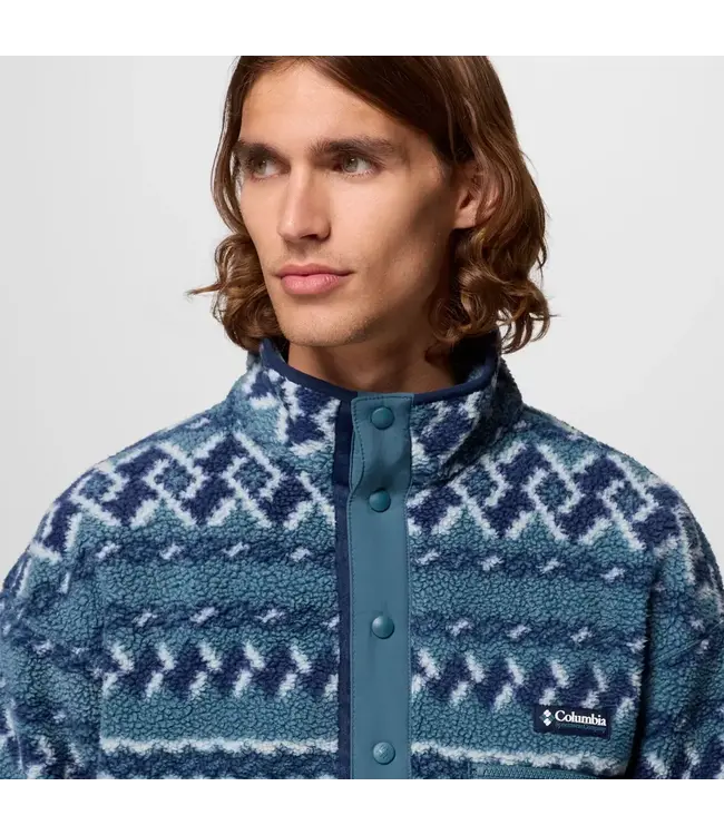 Columbia Men's Helvetia II Printed Half Snap Printed Fleece Pullover