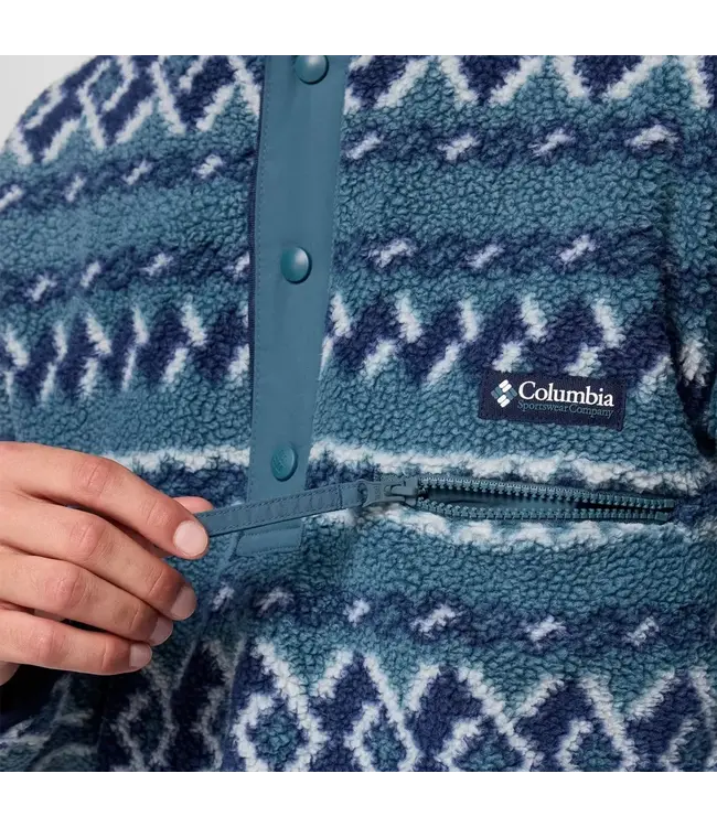Columbia Men's Helvetia II Printed Half Snap Printed Fleece Pullover