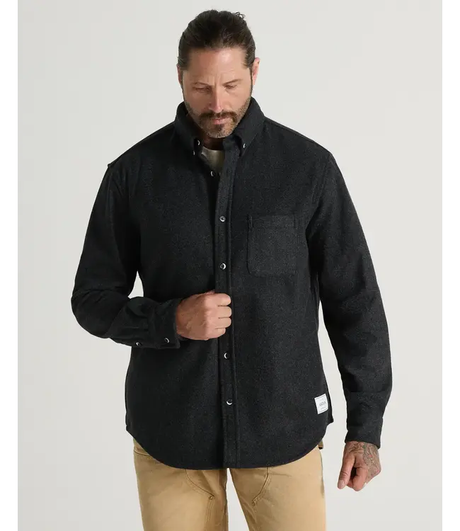 Anian Men's The Modern Melton Wool Shirt (600GSM)