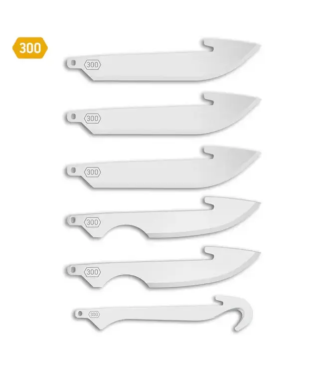 Outdoor Edge 3.0" Combo Blade Pack - 6 Pack