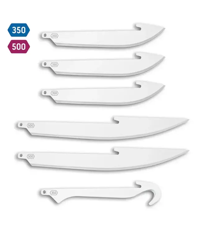 Outdoor Edge 5.0" Combo Blade Pack - 6 Pack