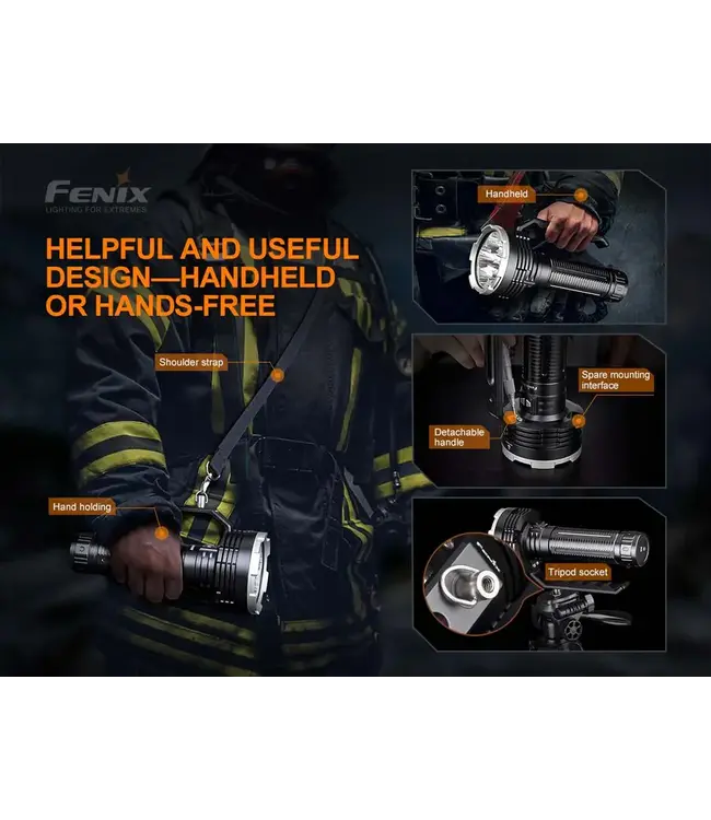 Fenix LR80R Flashlight - 18000 Lumen Spotlight