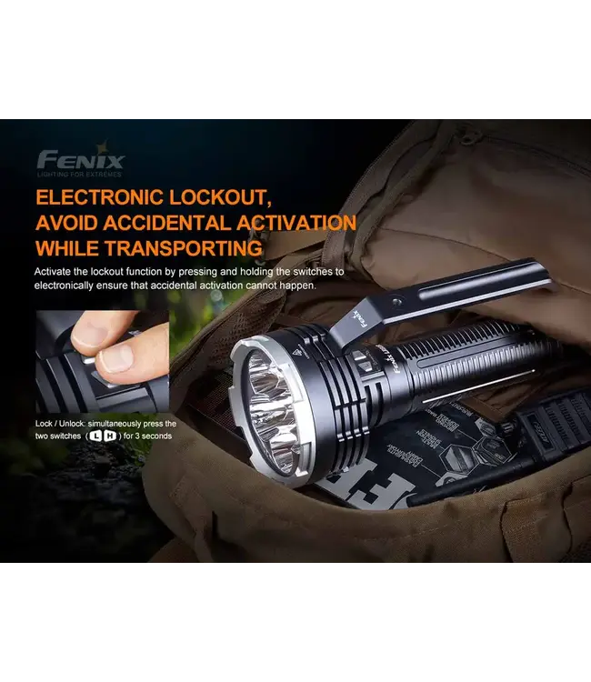 Fenix LR80R Flashlight - 18000 Lumen Spotlight