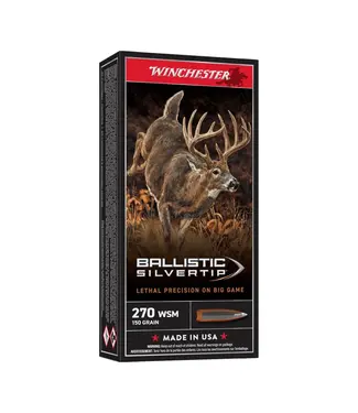 WINCHESTER Winchester Ballistic Silvertip Ammunition - 270 WSM, 130 Grain WINCHESTER Winchester Ballistic Silvertip Ammunition - 270 WSM, 130 Grain