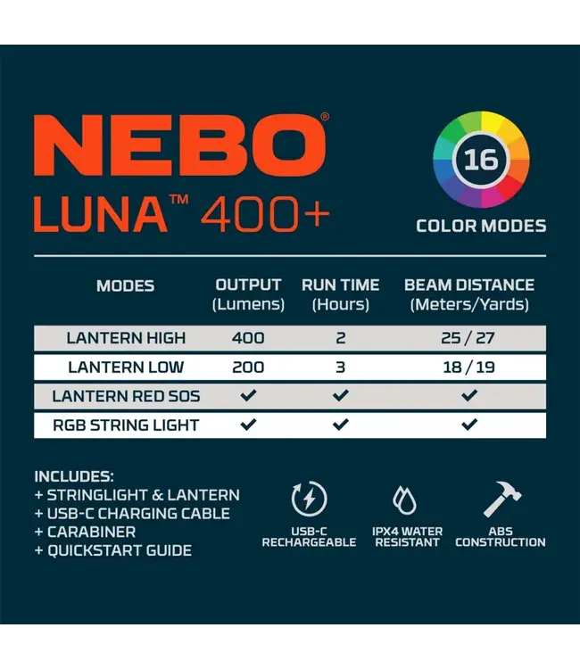 Nebo Luna 400+ Lanthern