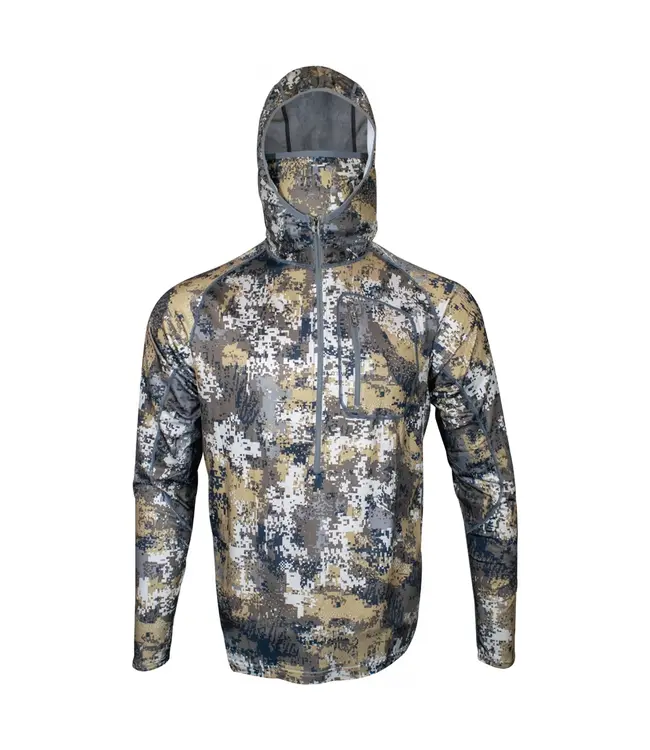 World Famous Sports Athletic Wicking Long Sleeve Hooded Shirt