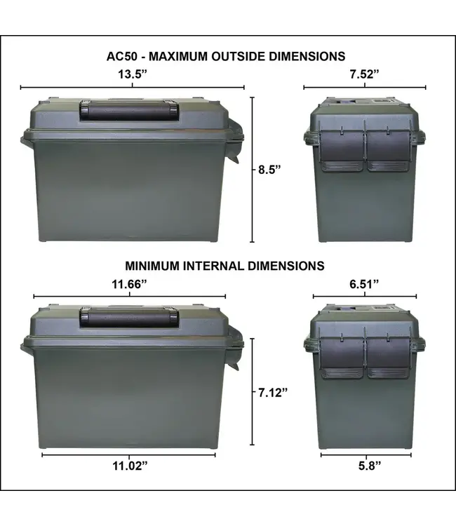 MTM Ammo Can 50 Caliber
