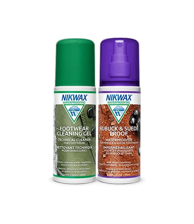 Nikwax Nubuck & Suede Footwear Duo Pack