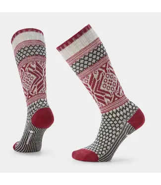 SMARTWOOL Smartwool Everyday Cozy Popcorn Snowflake Pattern Crew Socks