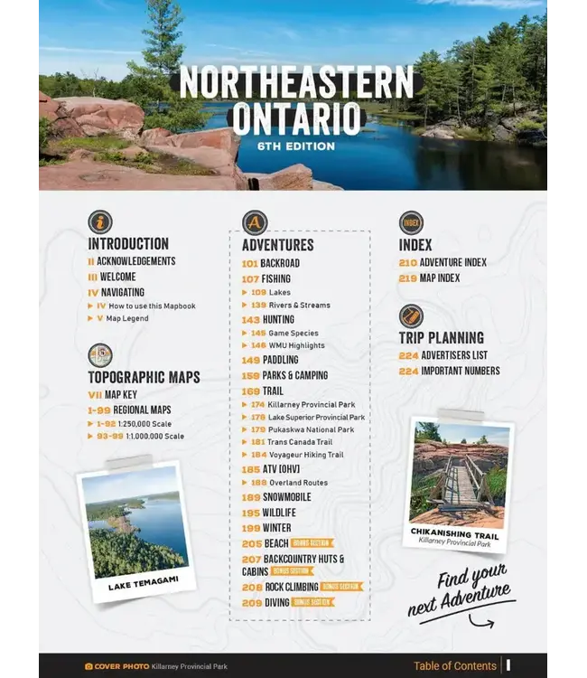 Backroad Northeastern Ontario Mapbook