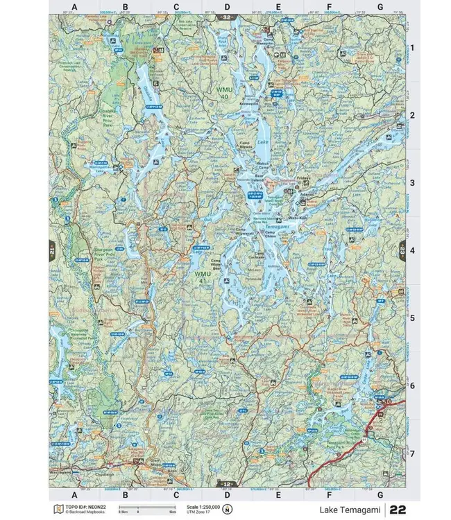 Backroad Northeastern Ontario Mapbook