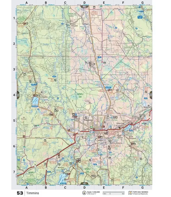 Backroad Northeastern Ontario Mapbook