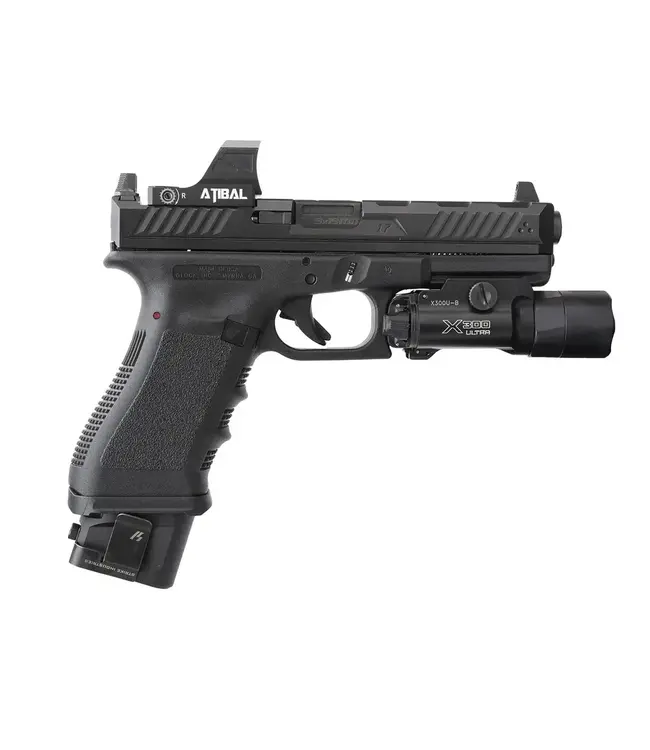 Strike Industries Aluminum Extended Magazine Plate for GLOCK G17 (9mm) / G22 (.40 cal)