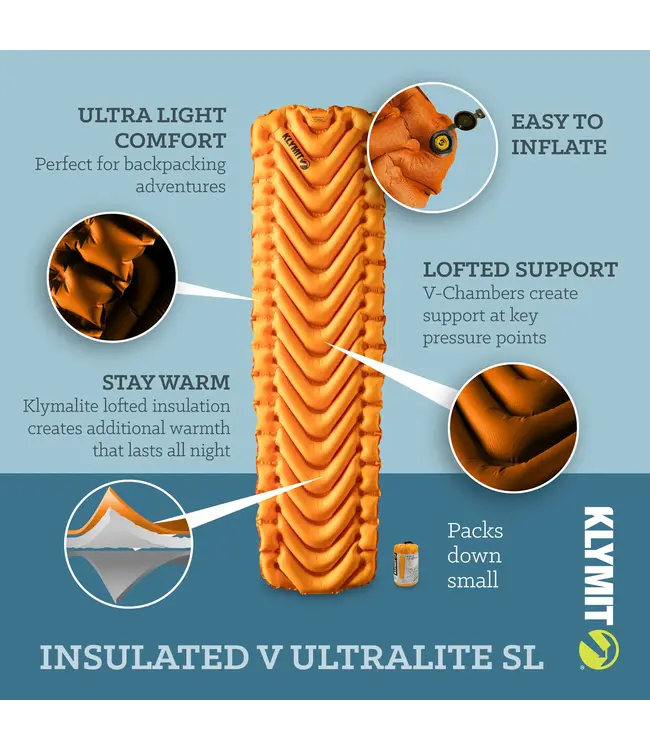 Klymit Insulated V Ultralite SL Sleeping Pad