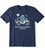 Life IS Good Men's Not All Who Wander Are Lost Vehicle Short Sleeve Tee