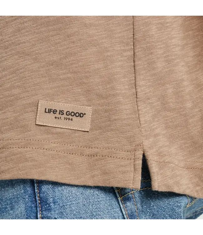 Life Is Good Men's Art of Optimism Buck Slub Slim Fit Tee