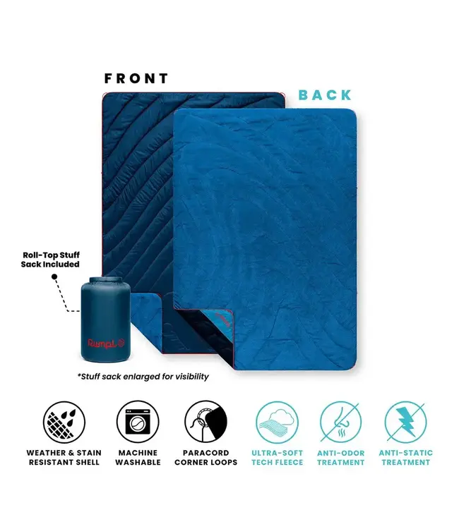 Rumpl Fleece Puffy 2 Person Blanket