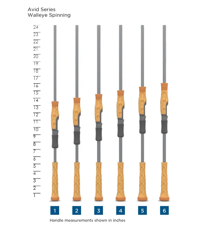 St. Croix Avid Series Walleye Casting Rod [ASWC70MHM]
