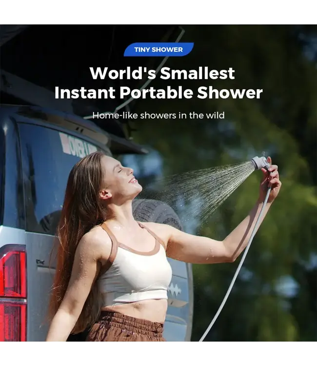 Red Pine Outdoor Tiny Shower