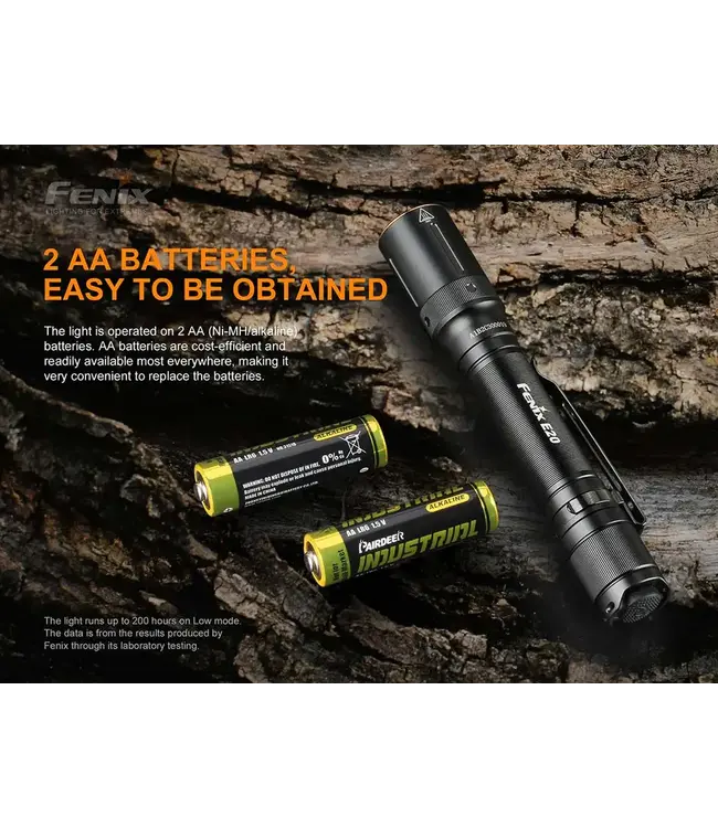 Fenix E20 V2.0 AA Flashlight