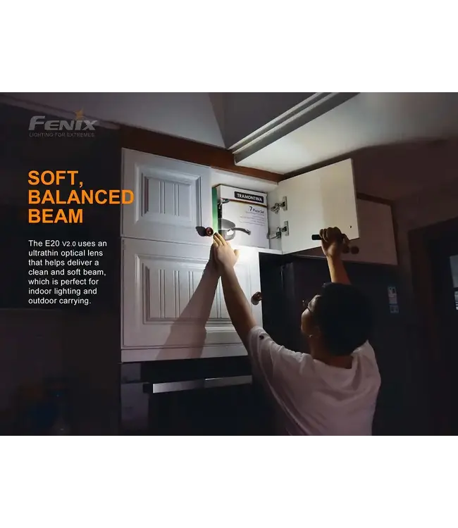 Fenix E20 V2.0 AA Flashlight