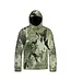 Daiwa D-Vec Grey Logo Woods Camo Fleece Hoodie
