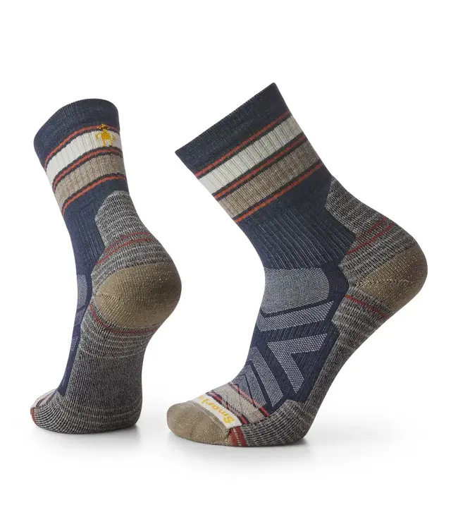 Smartwool Hike Striped Mid Crew Socks