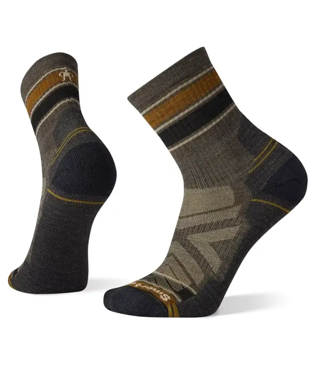 Smartwool Hike Striped Mid Crew Socks