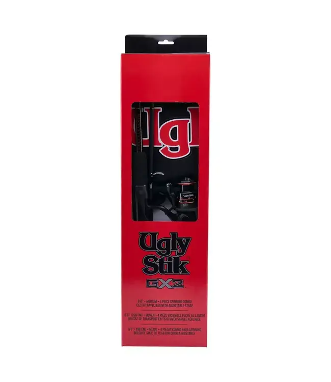 Ugly Stik GX2 Travel Spinning Kit