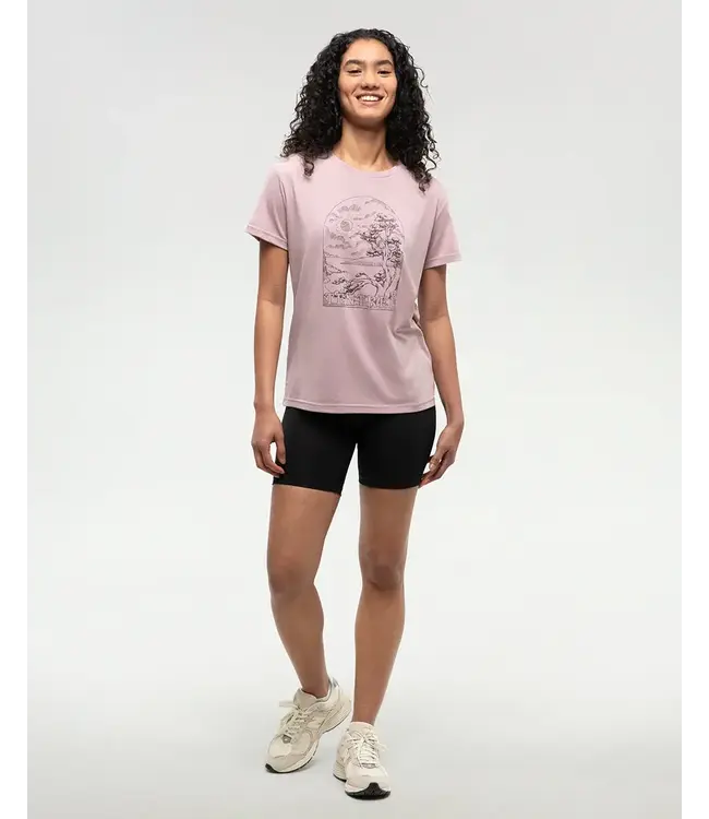 Tentree Women's Clifftop Crew Neck Graphic Shortsleeve T-Shirt