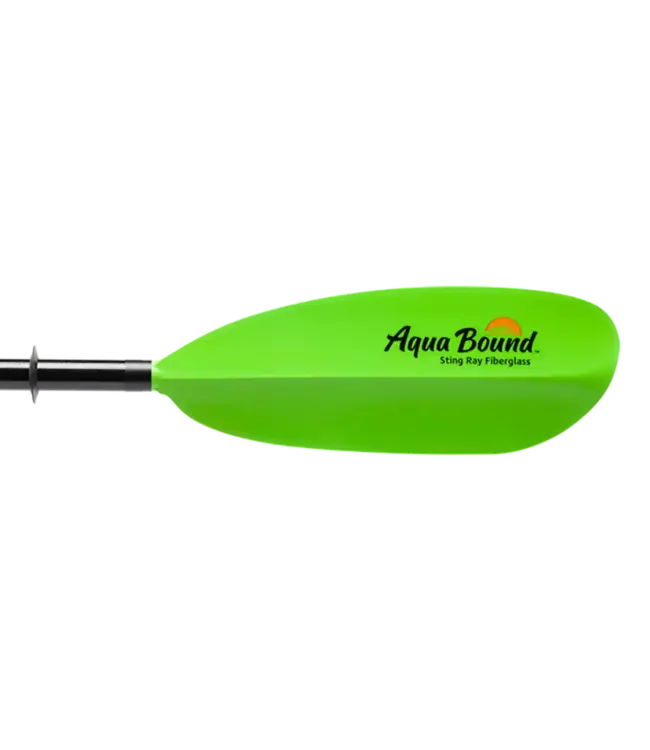 Aqua Bound Sting Ray Fiberglass 2-Piece Snap-Button Kayak Paddle