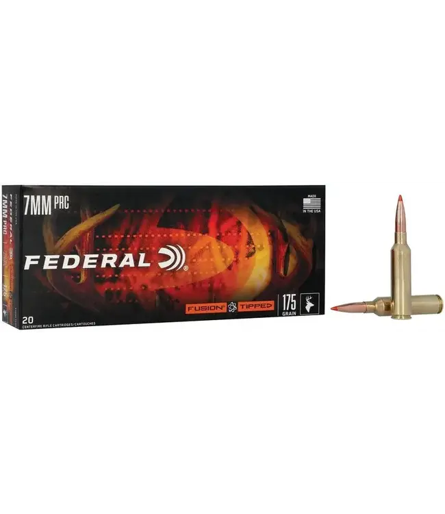 Fusion Tipped Rifle Ammunition - 7MM PRC, 175 Grain, Fusion Tipped, 2925 fps