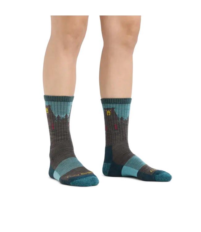 Darn Tough Women's Bear Town Micro Crew Lightweight Hiking Sock