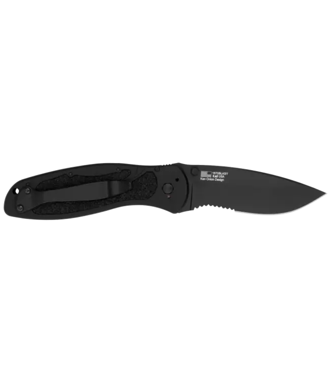 Kershaw Blur Serrated Knife - Black