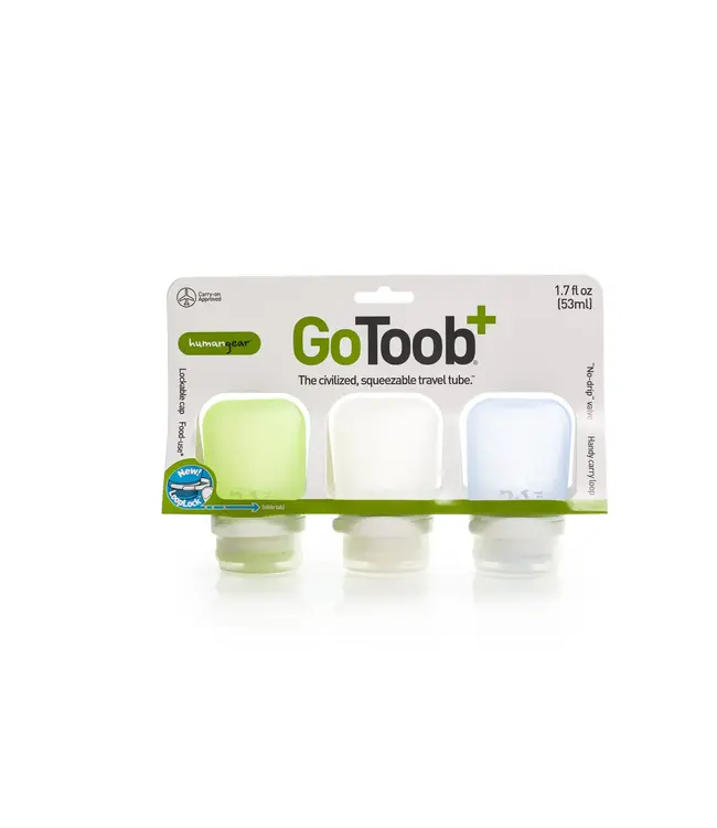 Humangear GoToob+ Silicon Bottles - 3 Pack