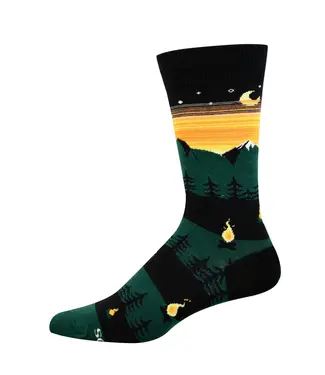 SOCK SMITH Socksmith Campfire Vibes Cotton Crew Socks