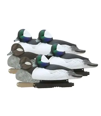 GHG Over Size Buffleheads Foam Filled Decoys - 6 Pack