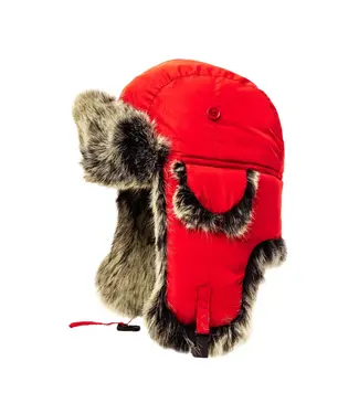 CROWN CAP Crown Cap Down Filled Aviator with Rabbit Trim