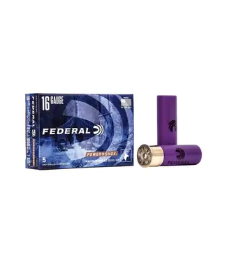 FEDERAL AMMO Federal Ammo Power-Shok Rifled Slug Ammunition - 16 Gauge, 350 Grain, 2-3/4 in, 1600 fps