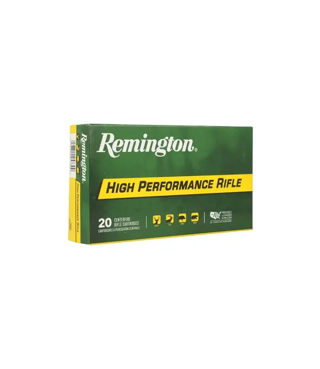 Remington High Performance Rifle, 375 H&H Magnum Ammunition - 270 Grain, Soft Point, 2690 fps