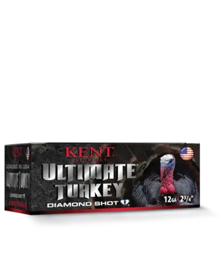 KENT CARTRIDGE Kent Ultimate Turkey Ammunition - 12GA, 2-3/4", 1-5/8 oz, #5