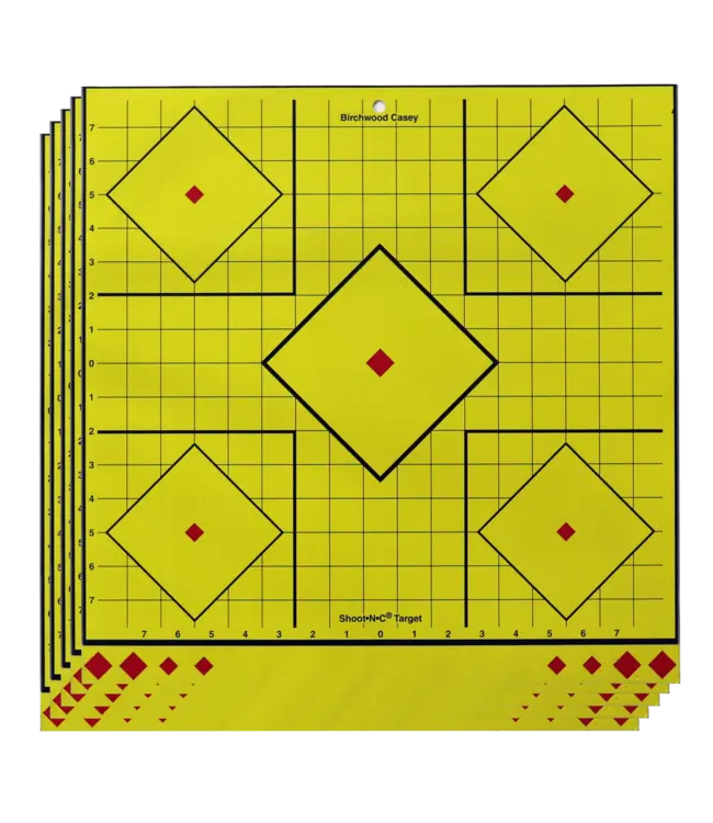 Birchwood Long Range Sight-In Target - 5 pk