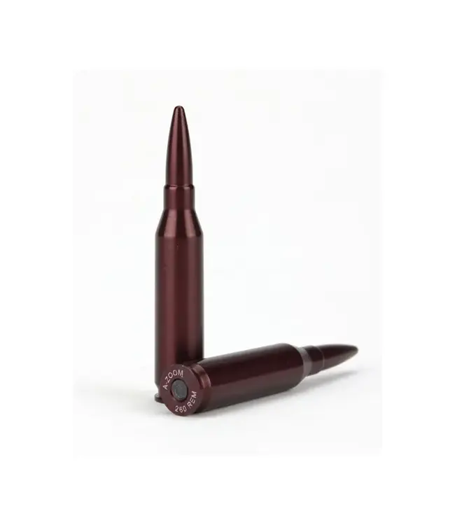 A-Zoom Rifle Snap Caps - 260 Rem, 2 pk