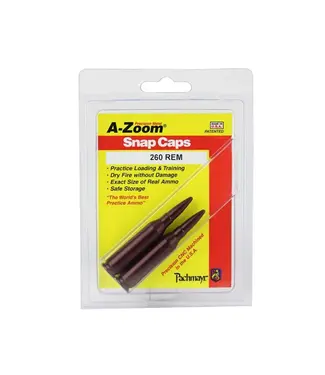 A-ZOOM A-Zoom Rifle Snap Caps - 260 Rem, 2 pk