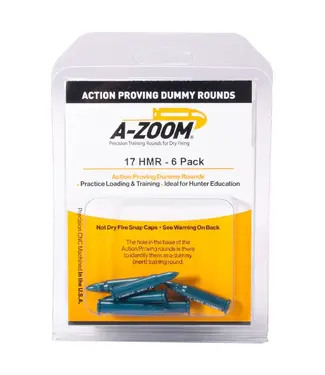 A-ZOOM A-Zoom .22 Rimfire Action Proving Dummy Rounds - 17 HMR, 6 pk